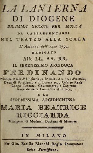 La lanterna di Diogene