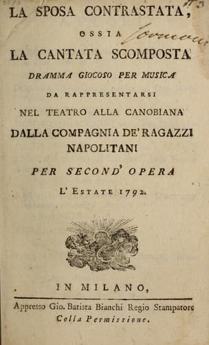 La sposa contrastata