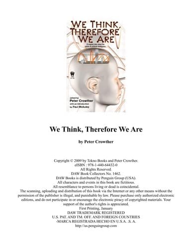 We think, therefore we are