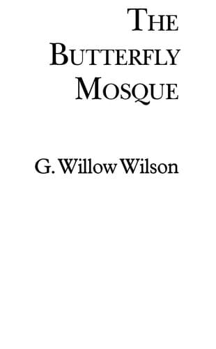 The Butterfly Mosque