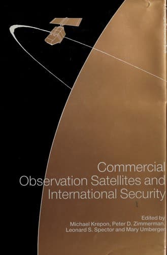 Commercial observation satellites and international security