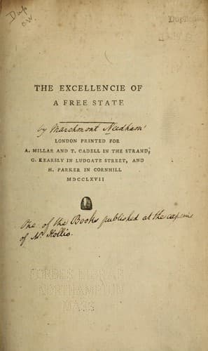 The excellencie <!> of a free state