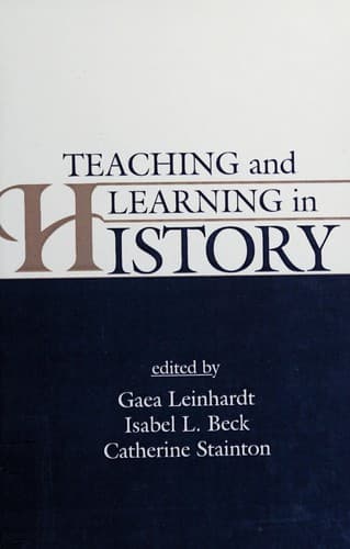 Teaching and learning in history