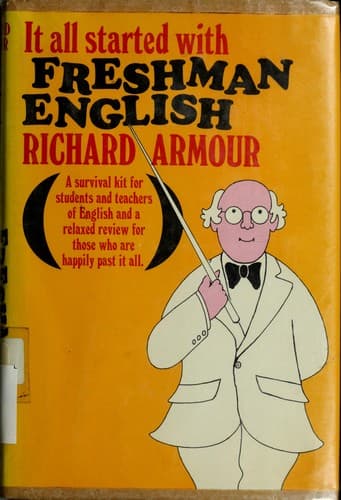 It all started with freshman English