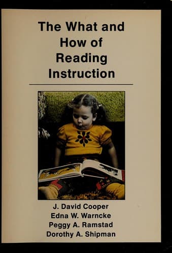 The What and how of reading instruction