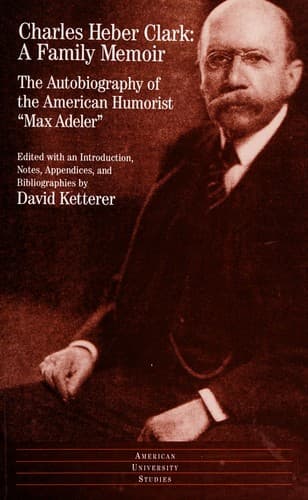 A Family Memoir (American University Studies Series Xxiv, American Literature)