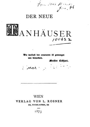 Der neue Tanhäuser