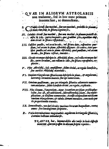 Christophori Clavii Bambergensis e Societate Iesv: Astrolabivm. Cvm privilegio