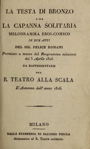 La testa di bronzo