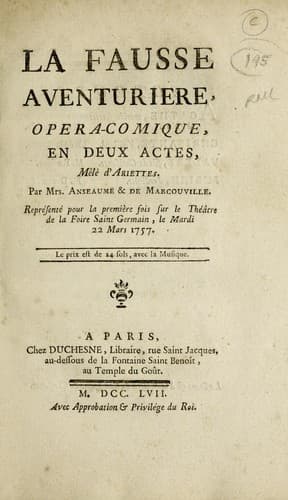 La fausse aventurière