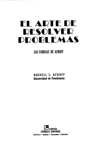El arte de resolver problemas / The Art of Problems Solving