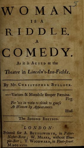 Woman is a riddle