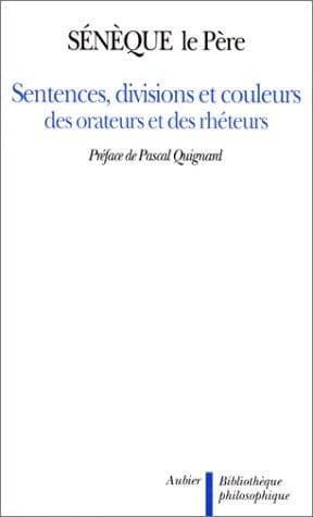 Oratorum et rhetorum sententiae divisiones colores