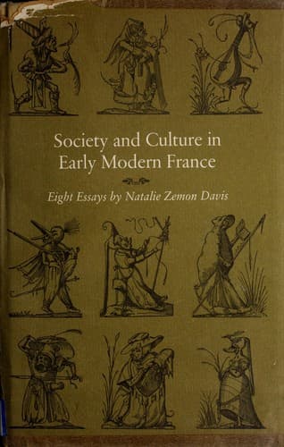 Society and culture in early modern France