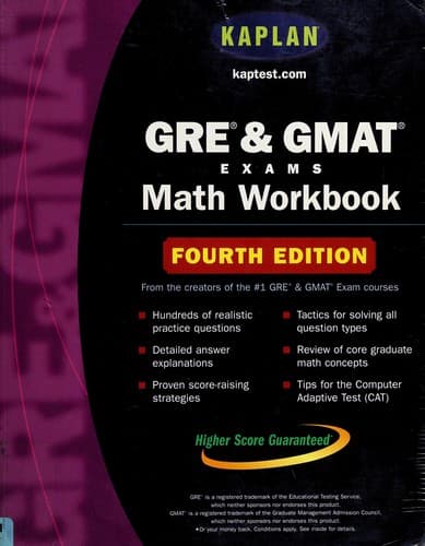 GMAT math workbook