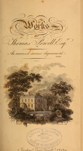 Works of Thomas Powell, esq.r ...