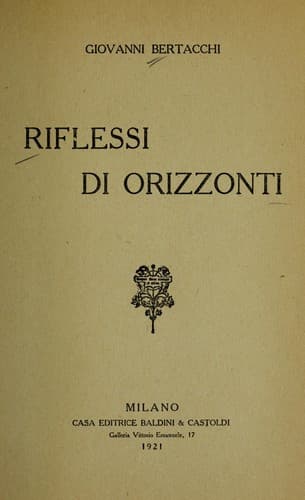 Riflessi di orizzonti
