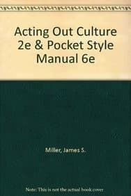 Acting Out Culture 2e & Pocket Style Manual 6e