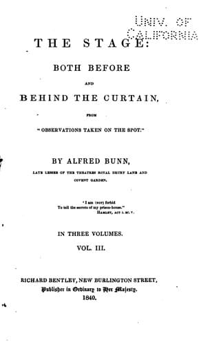The stage: both before and behind the curtain