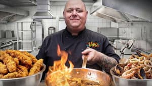 Baptism of fire in the kitchen