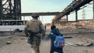 The evacuation