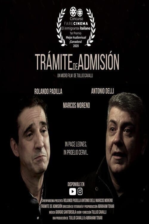 Trámite de admisión