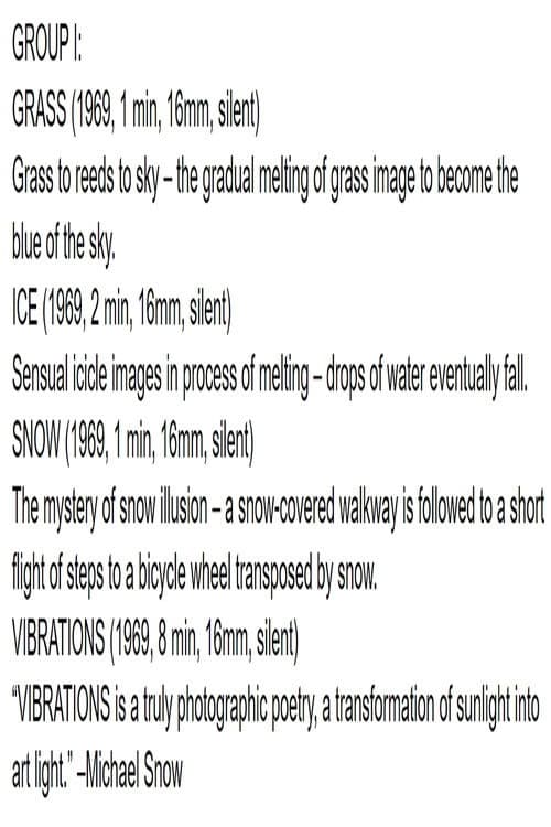 Group I: Grass/Ice/Snow/Vibrations