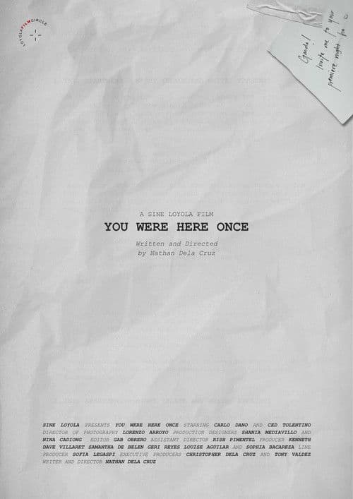 You Were Here Once