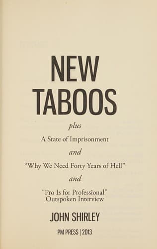 New Taboos