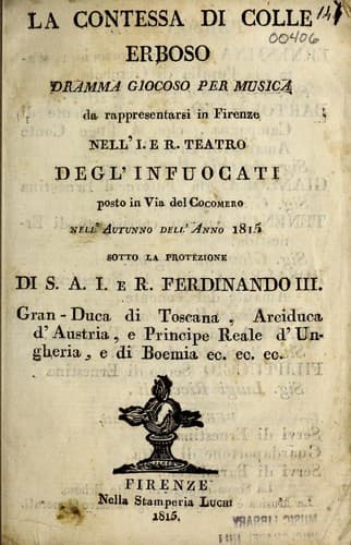 La contessa di Colle Erboso