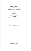 Romanzi e prose